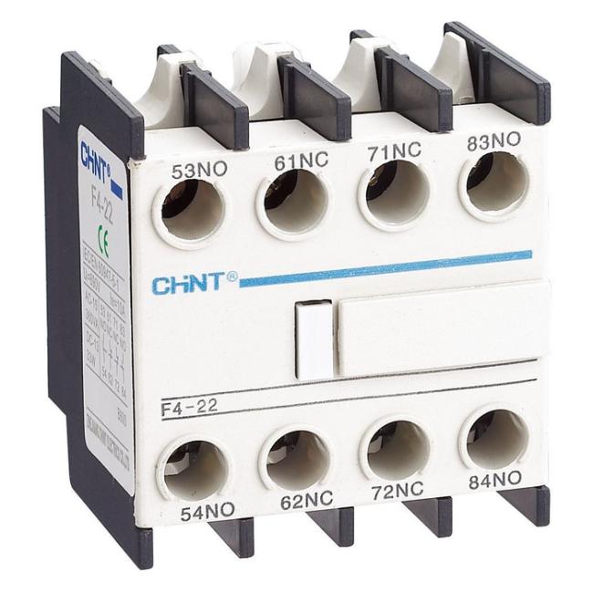 Приставка доп.контакты F4-22 к контактору NC1 и NC2 (R)(CHINT)