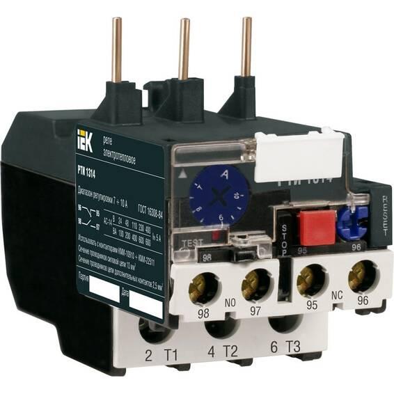 Реле перегрузки электротепловое IEK РТИ 0,25-0,4А, класс 10, DRT10-C025-D004 Реле перегрузки электротепловое IEK РТИ 0,25-0,4А, класс 10, DRT10-C025-D004
