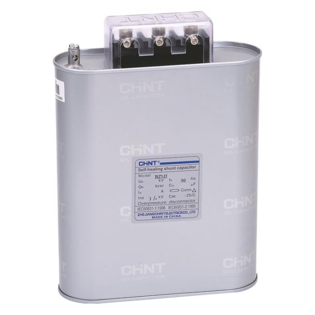 Трехфазный конденсатор BZMJ 0.4-3-3 АС400В, 3кВАр (CHINT) Трехфазный конденсатор BZMJ 0.4-3-3 АС400В, 3кВАр (CHINT)