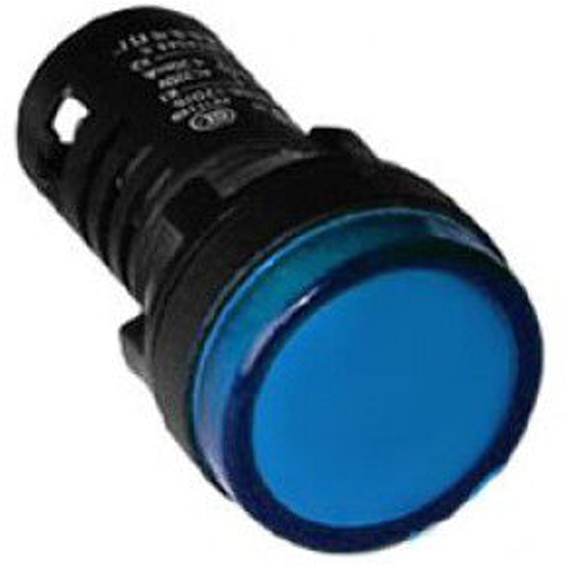 Лампа AD22DS(LED)матрица d22мм синий 230В  ИЭК