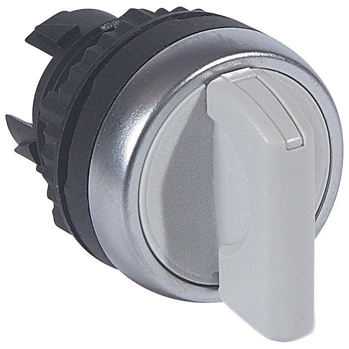 Переключатель с рукояткой - Osmoz - для комплектации - без подсветки - IP 66 - 2 положения с фиксацией - серый